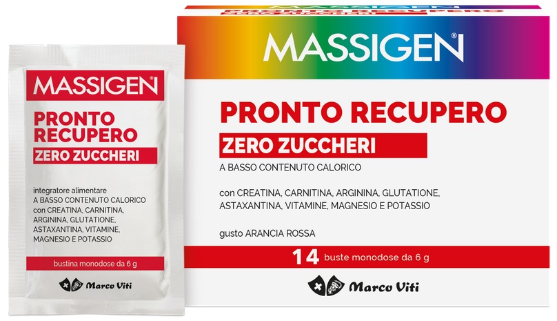 MASSIGEN PRONTO RECUPERO ZERO ZUCCHERI 14 BUSTINE - Apotecalab srl
