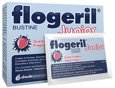 FLOGERIL JUNIOR FRAGOLA 20 BUSTINE - Apotecalab srl