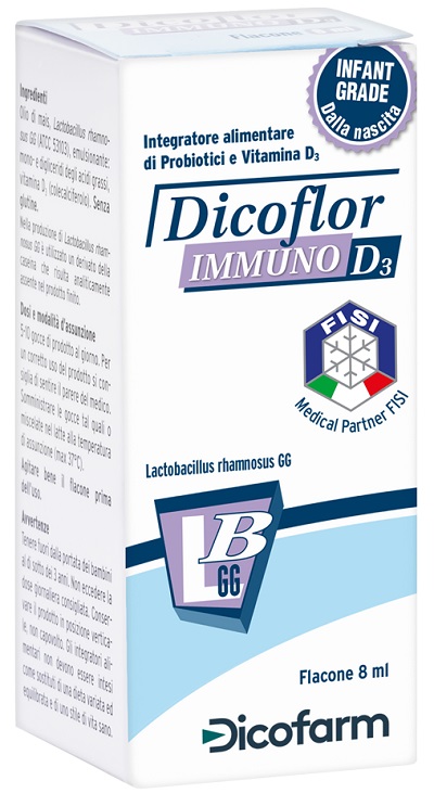 DICOFLOR IMMUNO D3 8 ML FLACONE - Apotecalab srl