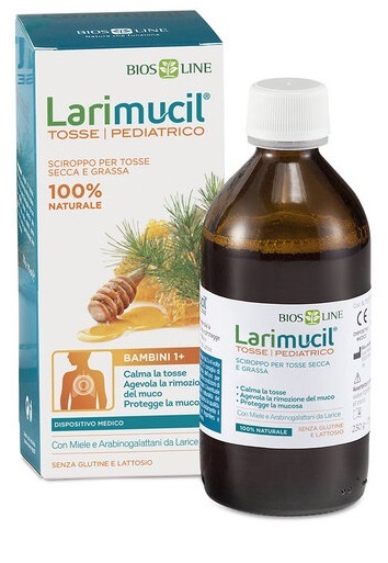 LARIMUCIL TOSSE PEDIATRICO 1+ SCIROPPO 175 ML CE 0426 230 G - Apotecalab srl