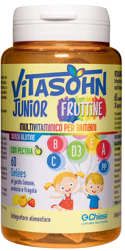 VITASOHN JUNIOR FRUTTINE 60 CARAMELLE - Apotecalab srl
