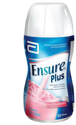 ENSURE PLUS FRAGOLA 4 BOTTIGLE DA 200 ML - Apotecalab srl
