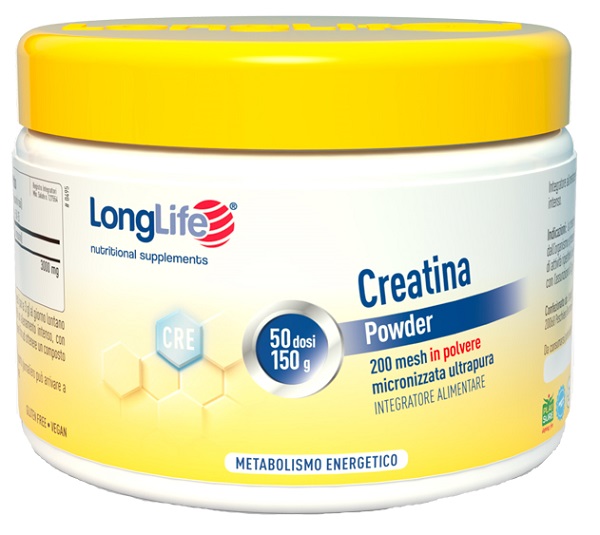 LONGLIFE CREATINA POWDER 150 G - Apotecalab srl