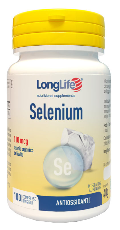 LONGLIFE SELENIUM 100 COMPRESSE DIVISIBILI - Apotecalab srl
