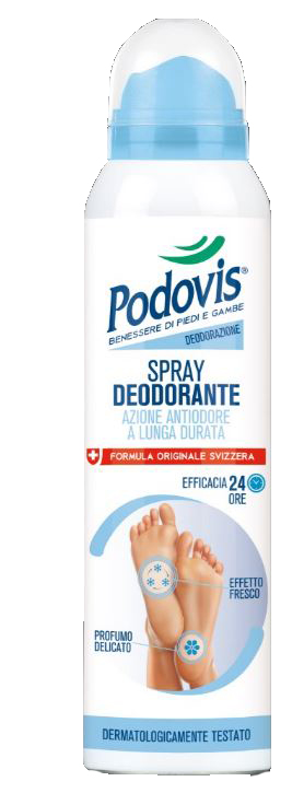 PODOVIS DEODORANTE SPRAY EFFETTO ASCIUTTO 150 ML - Apotecalab srl