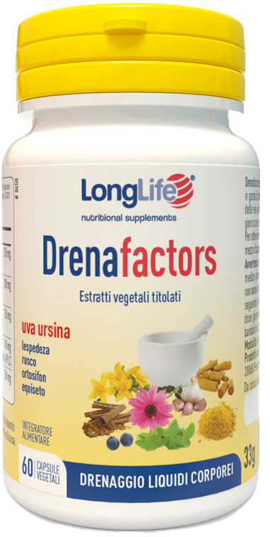 LONGLIFE DRENAFACTORS 60 CAPSULE - Apotecalab srl