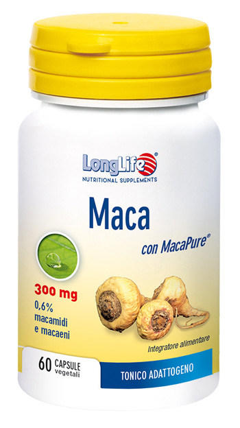 LONGLIFE MACA 60 CAPSULE VEGETALI DA 550 MG - Apotecalab srl