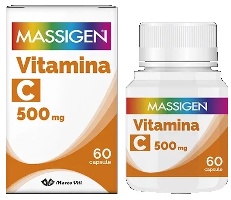 MASSIGEN C VITI 500MG DI VITAMINA C 60 CAPSULE - Apotecalab srl