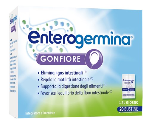 ENTEROGERMINA GONFIORE 20 BUSTINE BIPARTITE - Apotecalab srl