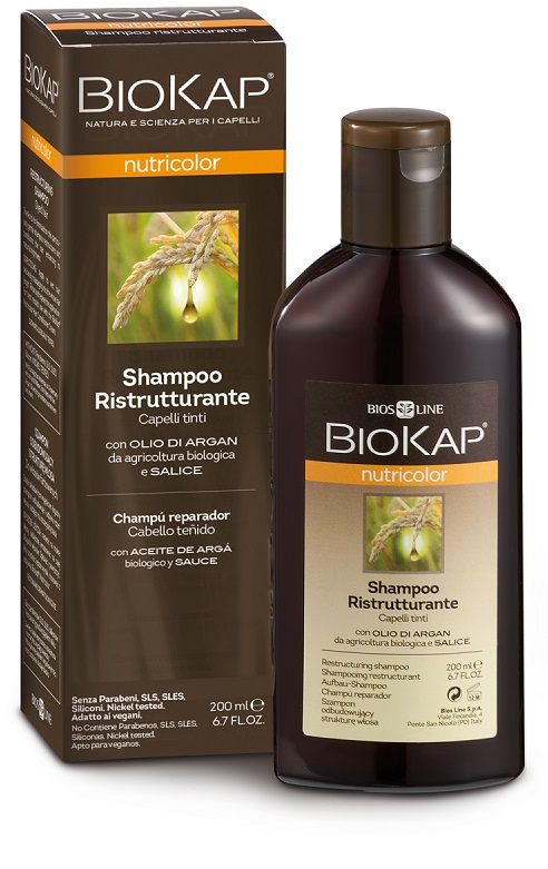 BIOKAP NUTRICOLOR SHAMPOO RISTRUTTURANTE 200 ML - Apotecalab srl