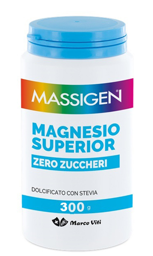 MASSIGEN MAGNESIO SUPERIOR ZERO ZUCCHERI 300 G - Apotecalab srl