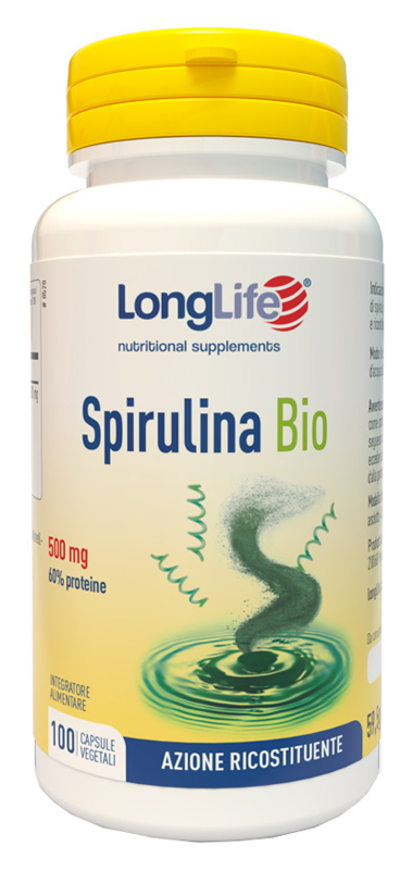 LONGLIFE SPIRULINA BIO 500 MG 100 CAPSULE VEGETALI - Apotecalab srl