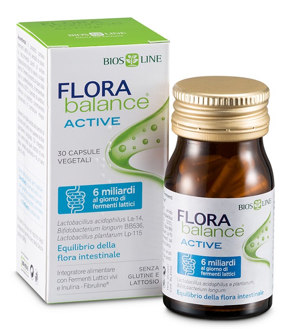 BIOSLINE FLORABALANCE ACTIVE 30 CAPSULE VEGETALI - Apotecalab srl
