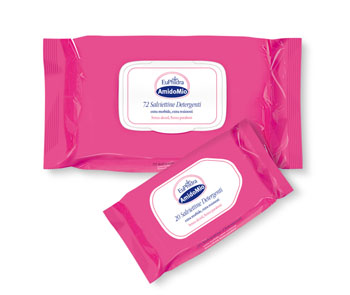 EUPHIDRA AMIDOMIO SALVIETTE UMIDIFICATE 72 PEZZI - Apotecalab srl