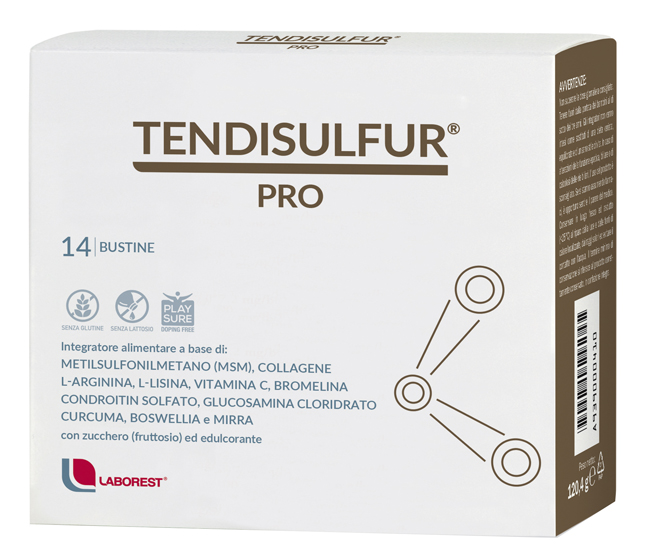 TENDISULFUR PRO 14 BUSTINE DA 8,6G - Apotecalab srl