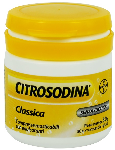 CITROSODINA CLASSICA 30 COMPRESSE MASTICABILI - Apotecalab srl