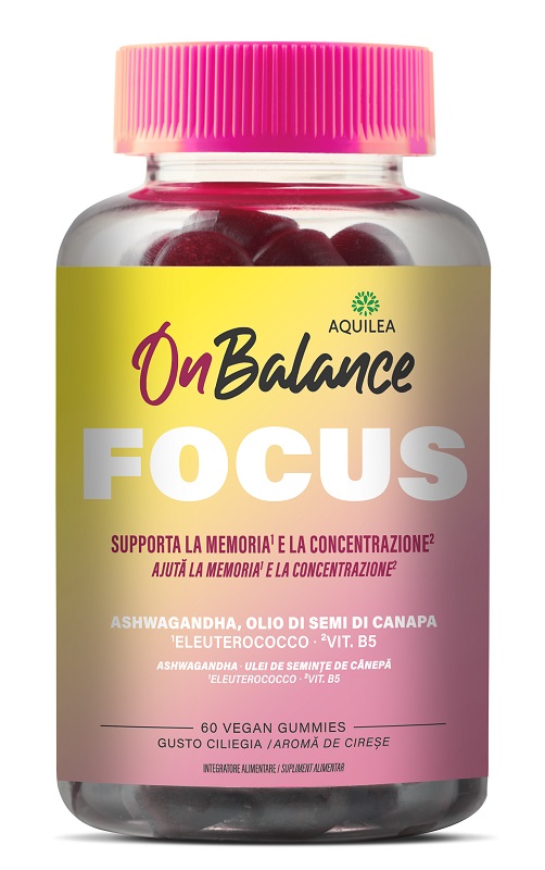 AQUILEA ON BALANCE FOCUS 60 GUMMIES - Apotecalab srl
