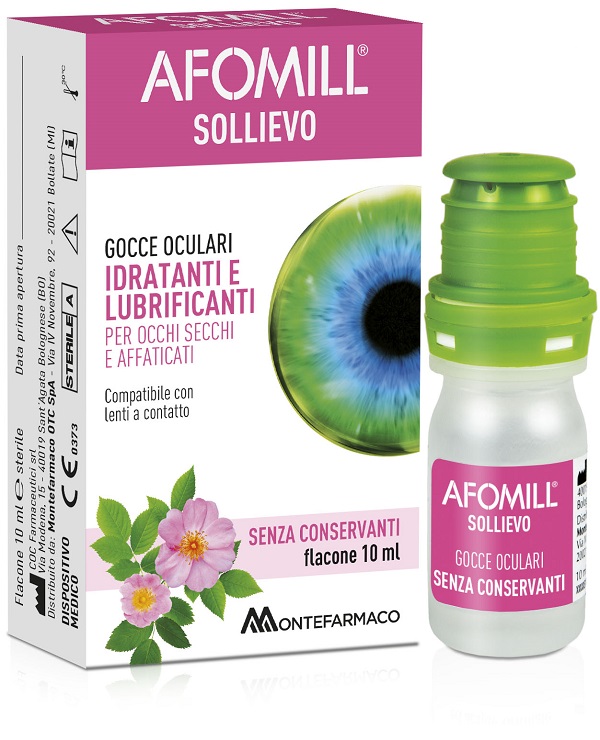 AFOMILL SOLLIEVO GOCCE OCULARI SOLLIEVO OCCHI 10 ML - Apotecalab srl