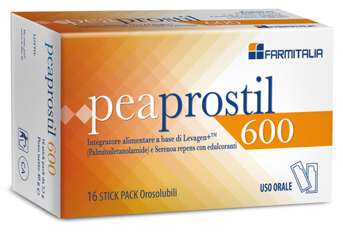 PEAPROSTIL 600 16 STICK PACK OROSOLUBILI - Apotecalab srl