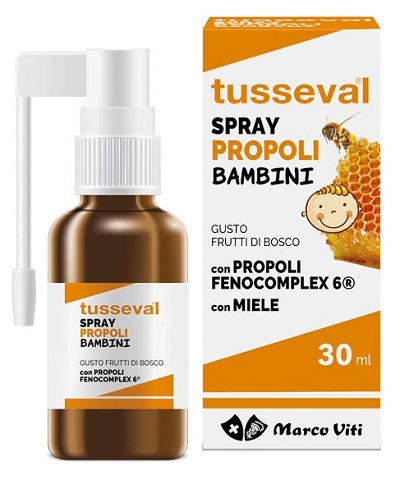 TUSSEVAL GOLA PROPOLI SPRAY PER BAMBINI 30 ML - Apotecalab srl