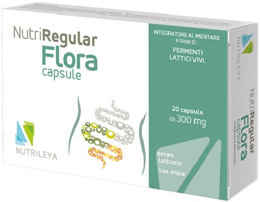 NUTRIREGULAR FLORA 20 CAPSULE - Apotecalab srl