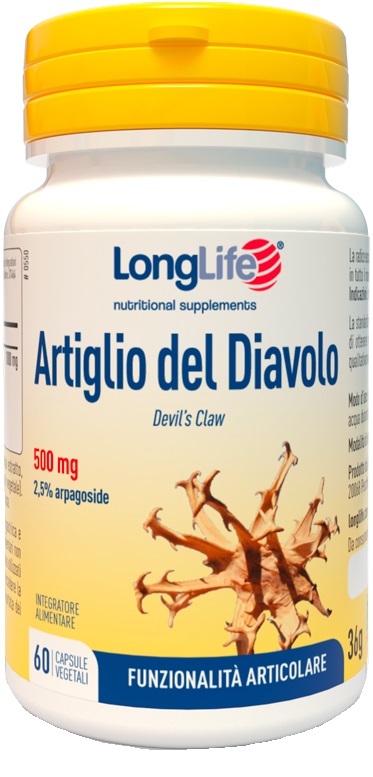 LONGLIFE ARTIGLIO DEL DIAVOLO 2% 60 CAPSULE - Apotecalab srl