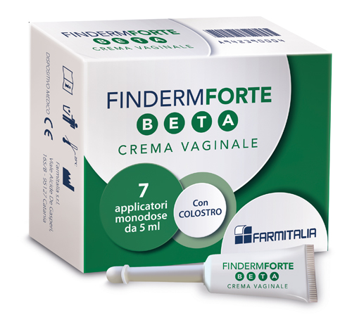 FINDERM FORTE BETA CREMA VAGINALE 7 APPLICATORI MONOUSO 5 G - Apotecalab srl