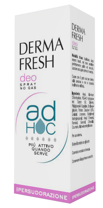 DERMAFRESH DEO SPRAY NO GAS AD HOC IPERSUDORAZIONE DEODORANTE 100 ML - Apotecalab srl