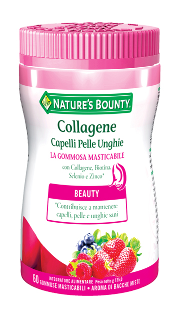 COLLAGENE CAPELLI PELLE UNGHIE 60 GOMMOSE MASTICABILI - Apotecalab srl