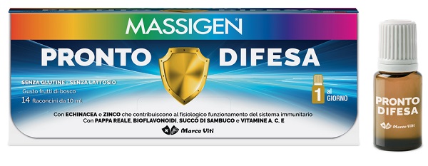 MASSIGEN PRONTO DIFESA 14 FLACONI X 10 ML - Apotecalab srl