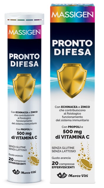 MASSIGEN PRONTO DIFESA 20 COMPRESSE EFFERVESCENTI - Apotecalab srl