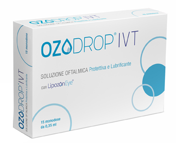 OZODROP IVT SOLUZIONE OFTALMICA BASE DI OLIO OZONIZZATO IN FOSFOLIPIDI 15 FLACONCINI MONODOSE DA 0,35 ML - Apotecalab srl