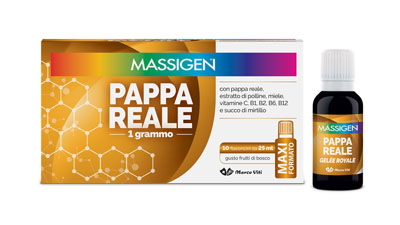 MASSIGEN PAPPA REALE 10 FLACONI DA 25 ML - Apotecalab srl