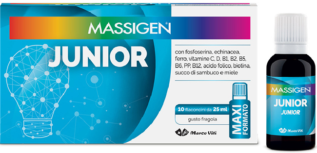 MASSIGEN JUNIOR 10 FLACONI DA 25 ML - Apotecalab srl