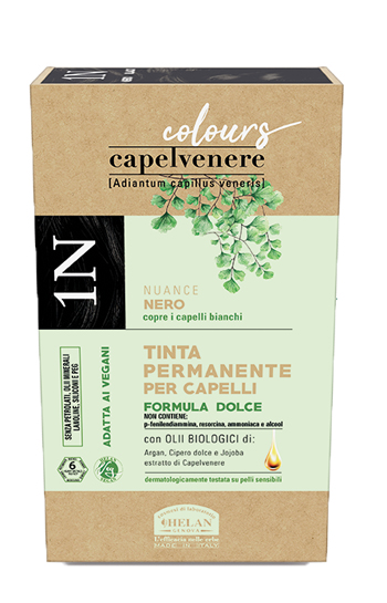CAPELVENERE COLOURS TINTA CAPELLI 1N NERO - Apotecalab srl