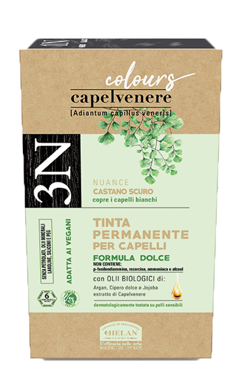 CAPELVENERE COLOURS TINTA CAPELLI 3N CASTANO SCURO - Apotecalab srl
