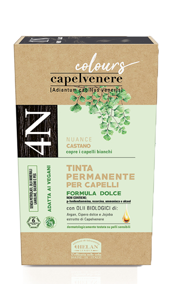 CAPELVENERE COLOURS TINTA CAPELLI 4N CASTANO - Apotecalab srl