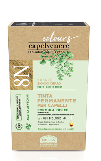 CAPELVENERE COLOURS TINTA CAPELLI 8N BIONDO CHIARO - Apotecalab srl