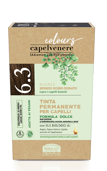 CAPELVENERE COLOURS TINTA CAPELLI 6,3N BIONDO SCURO DORATO - Apotecalab srl