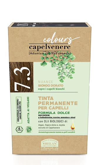 CAPELVENERE COLOURS TINTA CAPELLI 7,3N BIONDO DORATO - Apotecalab srl