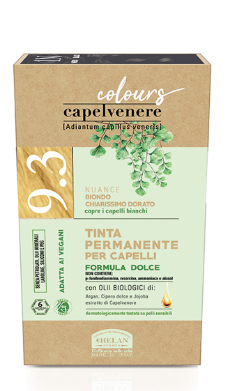 CAPELVENERE COLOURS TINTA CAPELLI 9,3N BIONDO CHIARISSIMO DORATO - Apotecalab srl