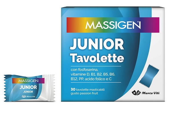 MASSIGEN JUNIOR 30 TAVOLETTE MASTICABILI - Apotecalab srl
