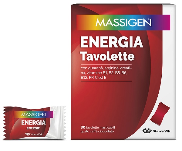 MASSIGEN ENERGIA 30 TAVOLETTE MASTICABILI - Apotecalab srl