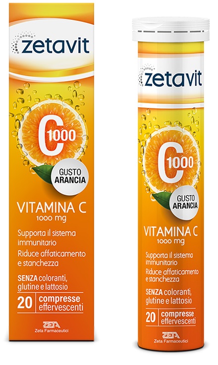 ZETAVIT C1000 20 COMPRESSE EFFERVESCENTI - Apotecalab srl