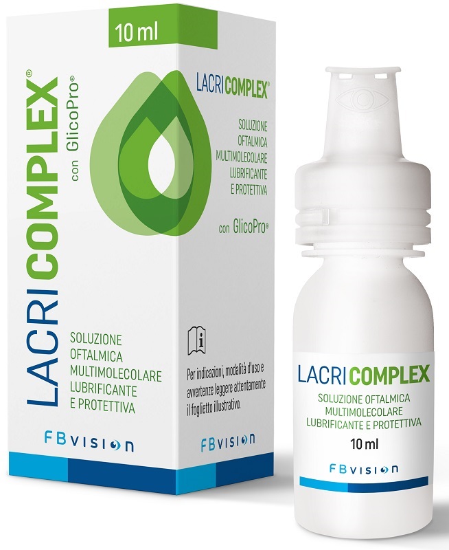 LACRICOMPLEX SOLUZIONE OFTALMICA MULTIMOLECOLARE LUBRIFICANTE PROTETTIVA 10 ML - Apotecalab srl