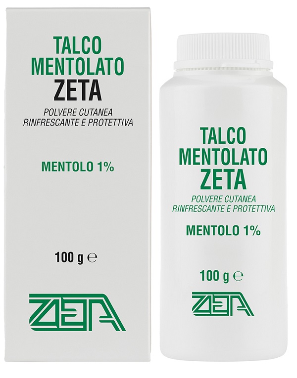 TALCO MENTOLATO ZETA 100 G - Apotecalab srl