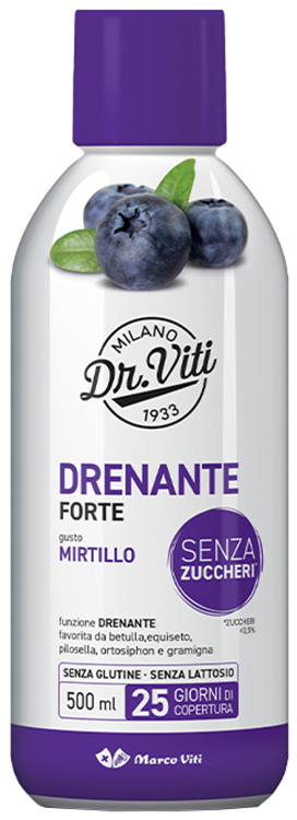 DRENANTE FORTE MIRTILLO 500 ML - Apotecalab srl