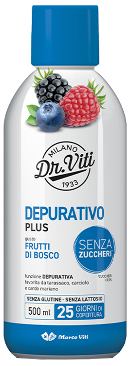 DEPURATIVO PLUS FRUTTI DI BOSCO 500 ML - Apotecalab srl