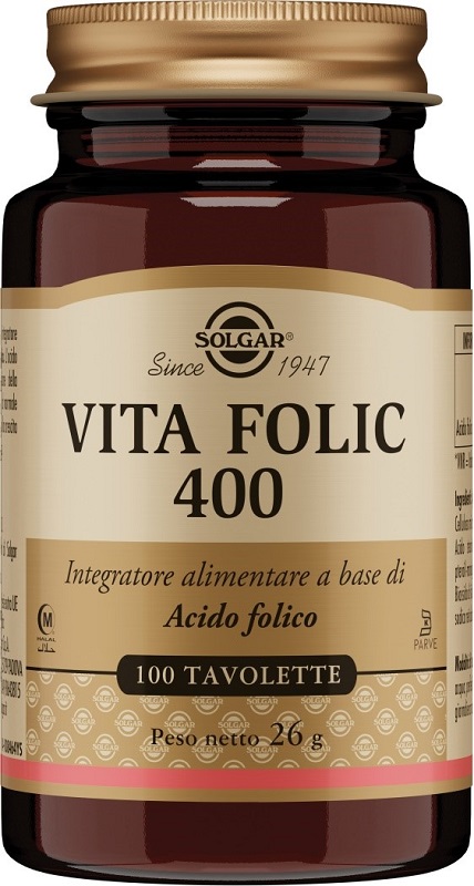 VITA FOLIC 400 100 TAVOLETTE - Apotecalab srl