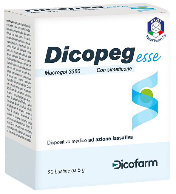DICOPEG ESSE 20 BUSTE 5 G MACROGOL 3350 - Apotecalab srl